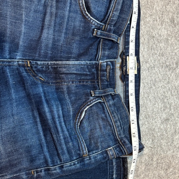 Citizens of Humanity Drew Crop Flare Jeans Size 26 Frayed Cuff Blue ✨ - Picture 15 of 15